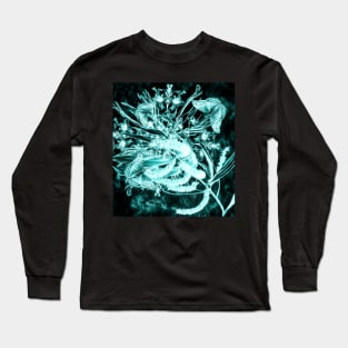 abstract butterflies and wattle bouquet Long Sleeve T-Shirt